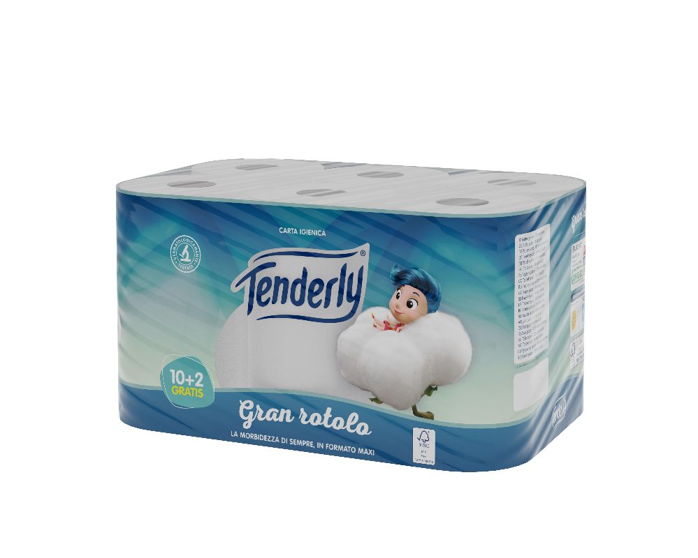 TENDERLY IGIENICA GRAN ROTOLO X 12