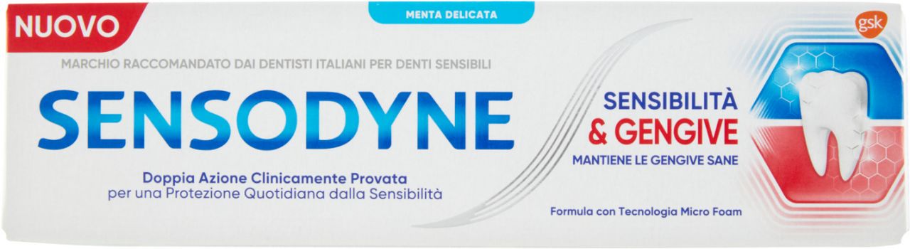 SENSODYNE DENTIFRICIO 75ML NEW SENSITIVE&GUM