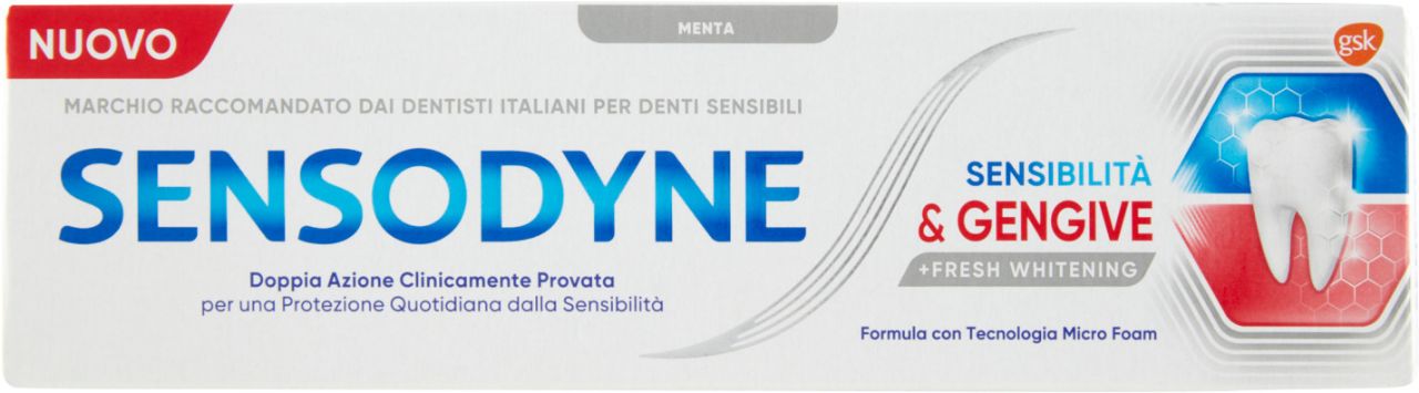 SENSODYNE DENTIFRICIO 75ML NEW SENS&GUM WHITEN
