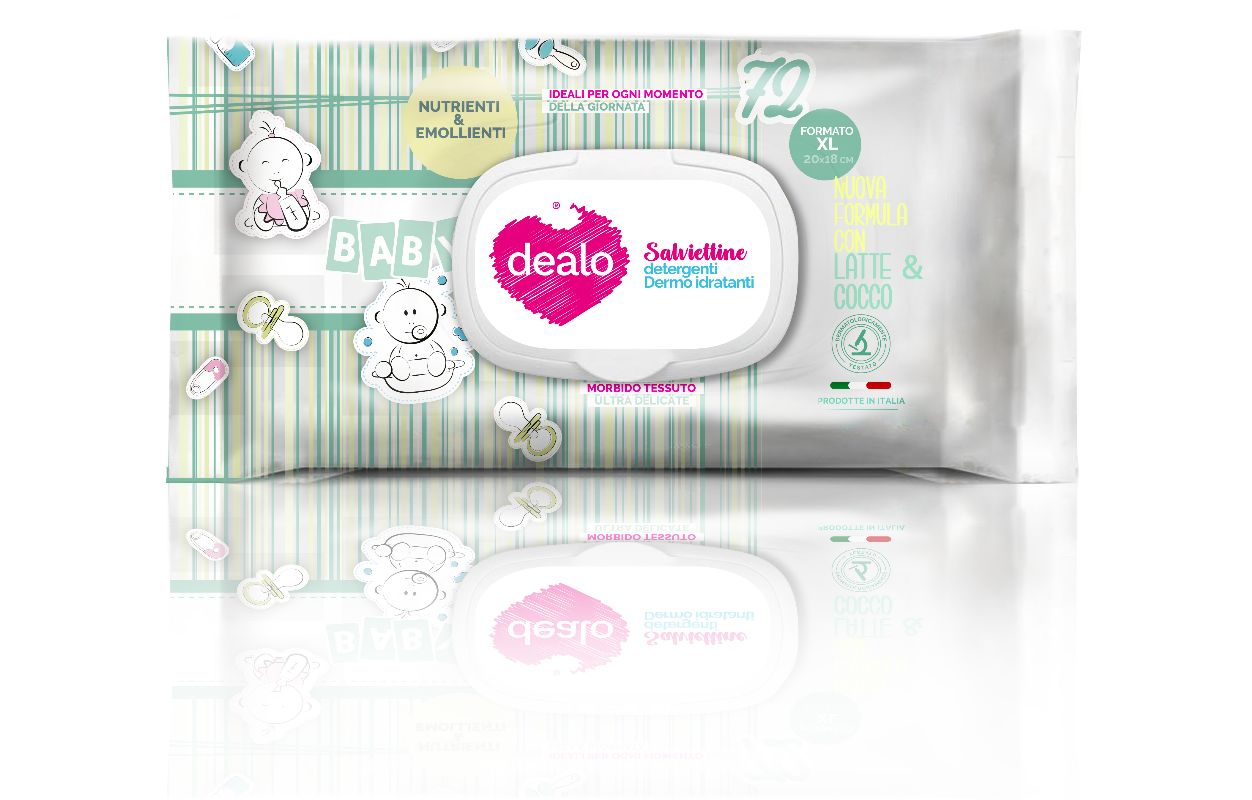 DEALO SALVIETTE 72PEZZI BABY POP UP LATTE&amp;COCCO