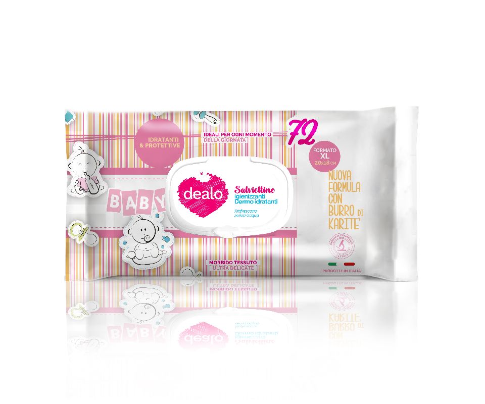 DEALO SALVIETTE 72PEZZI BABY POP UP KARITE