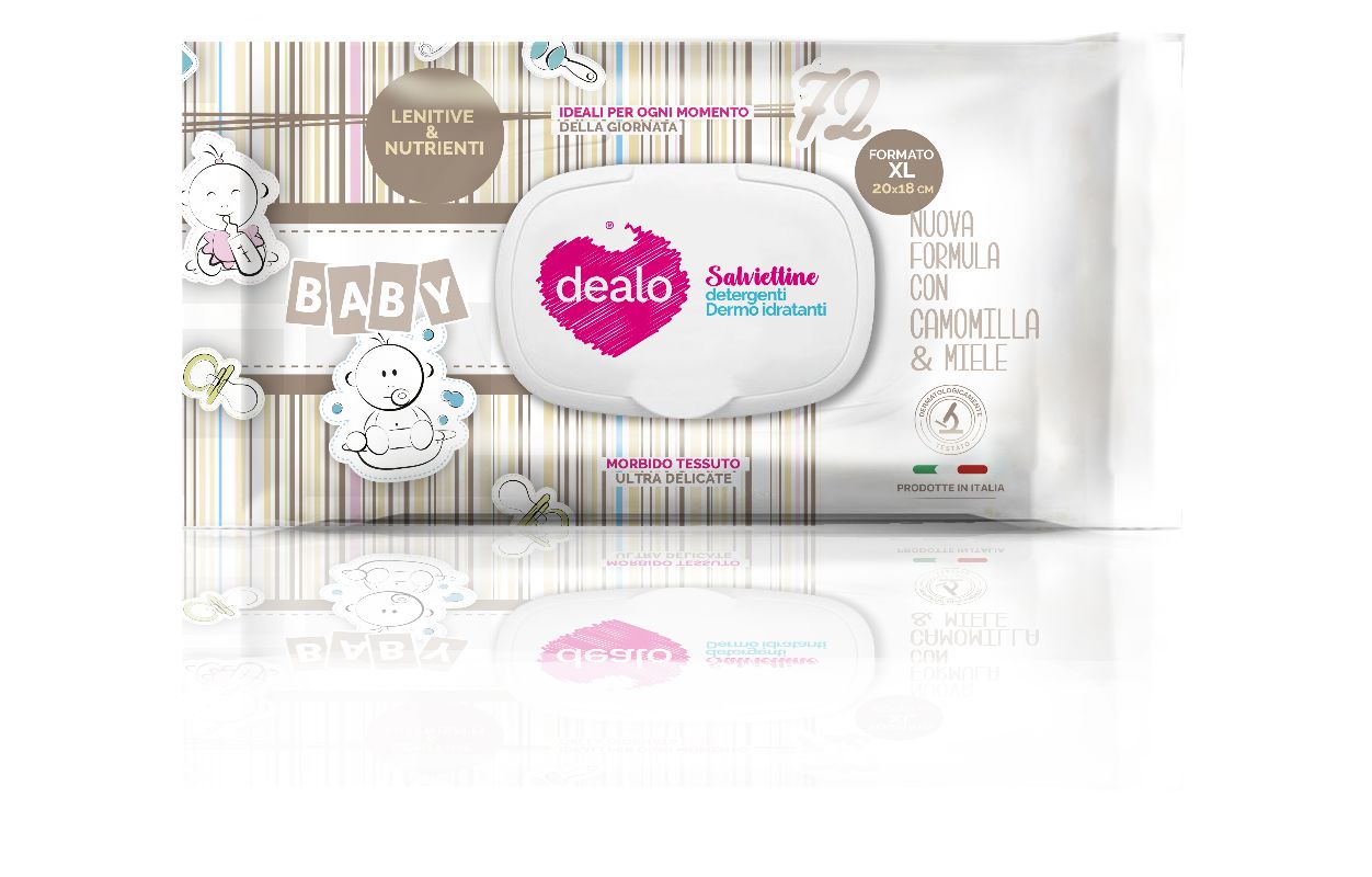 DEALO SALVIETTE 72PEZZI BABY POP UP CAMOMI&amp;MIELE