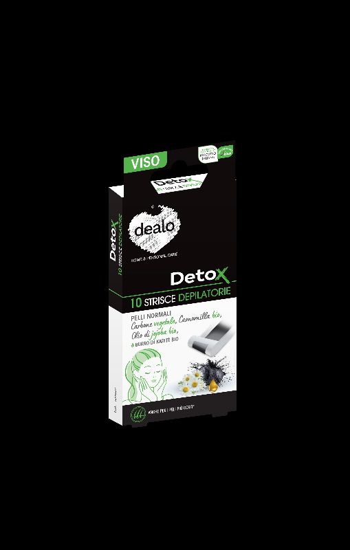 DEALO DEPIL VISO STRISCE X 10 DETOX