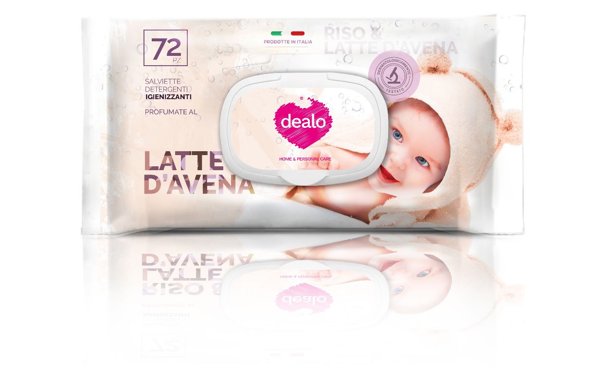 DEALO SALVIETTE 72PEZZI BABY POP UP AVENA