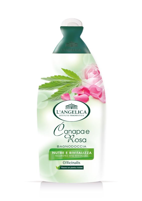 L'Angelica - Canapa & Rosa - Bagnoschiuma 500 ml