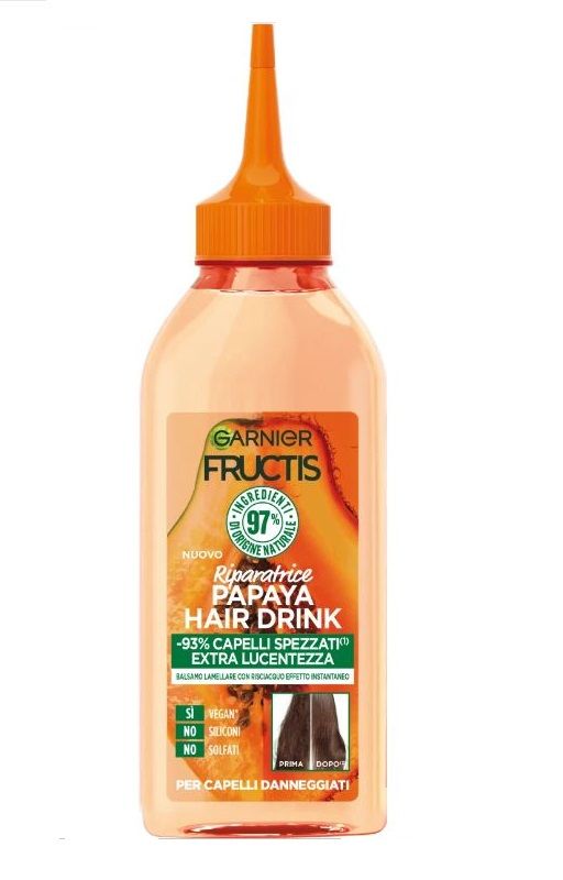 Fructis - Hair Drink Papaya - balsamo riparatore 200 ml