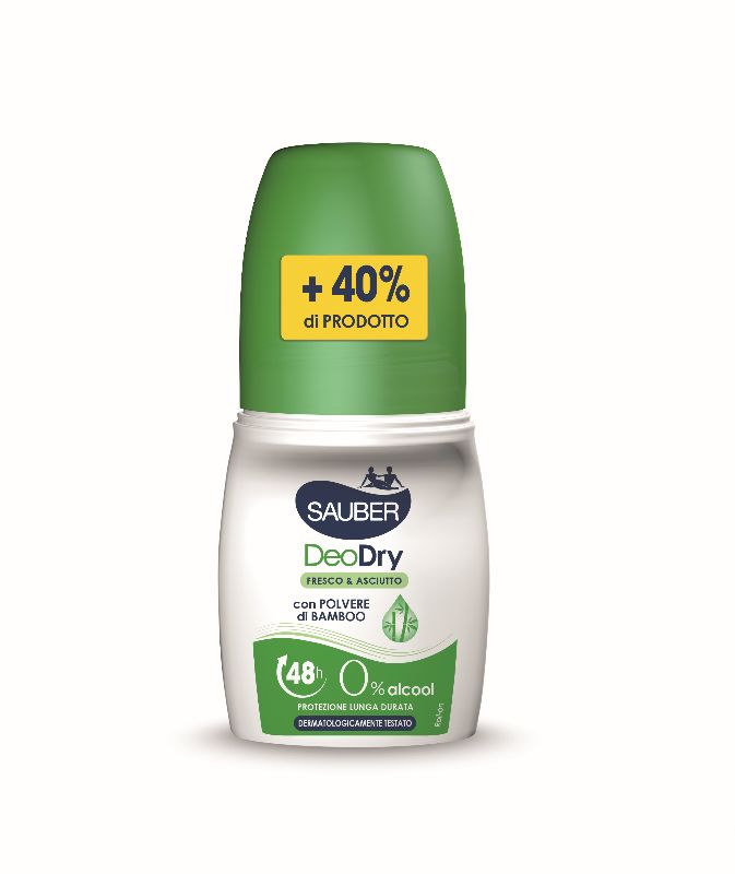 SAUBER - DeoDry Fresco & Asciutto - Deodorante Roll-On 70 Ml