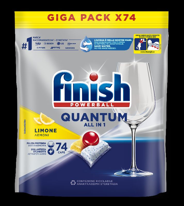 FINISH PAST QUANTUM 74PEZZI LIMONE