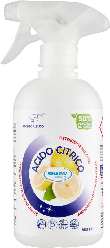 SMAPIUACIDO CITRICO ANIDRO PURO 500ML
