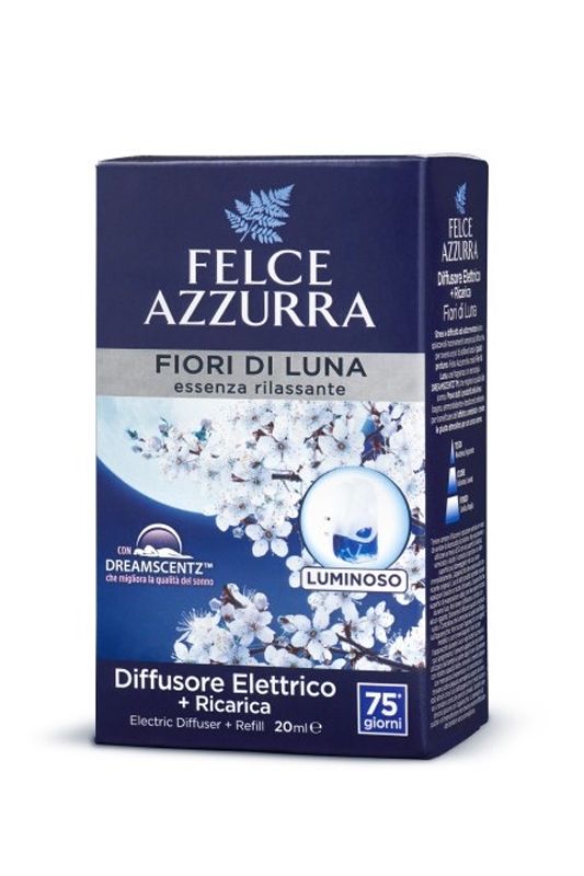 FELCE AZZURRA - Fiori Di Luna - Diffusore Di Fragranza Elettrico + Ricarica