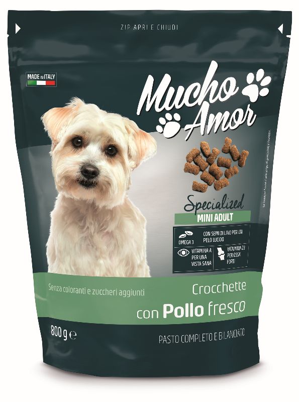 MUCHOAMOR CANE GIOVANE CROCCH 800GR POLL