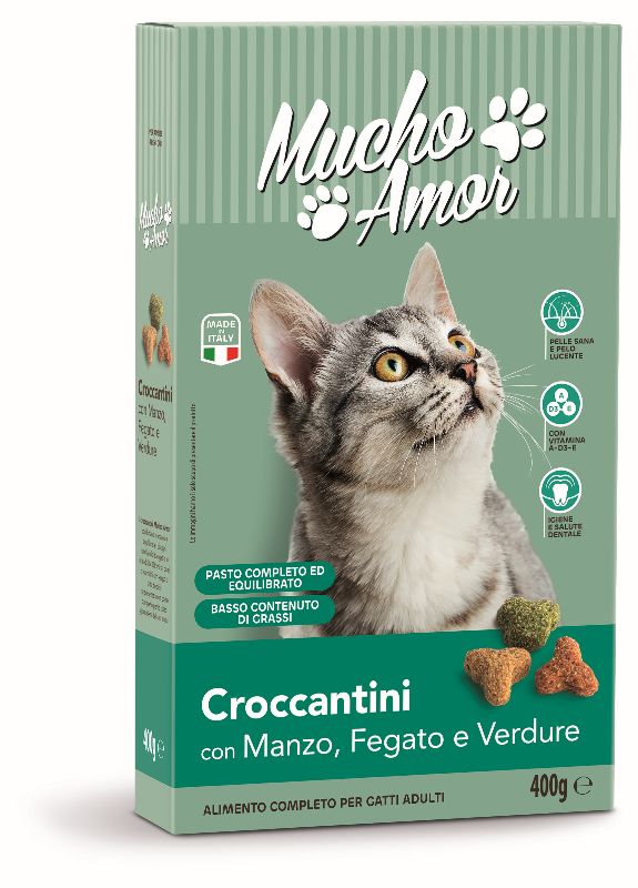 Muchoamor Gatto Crocch 400Gr Man/Feg/Ver