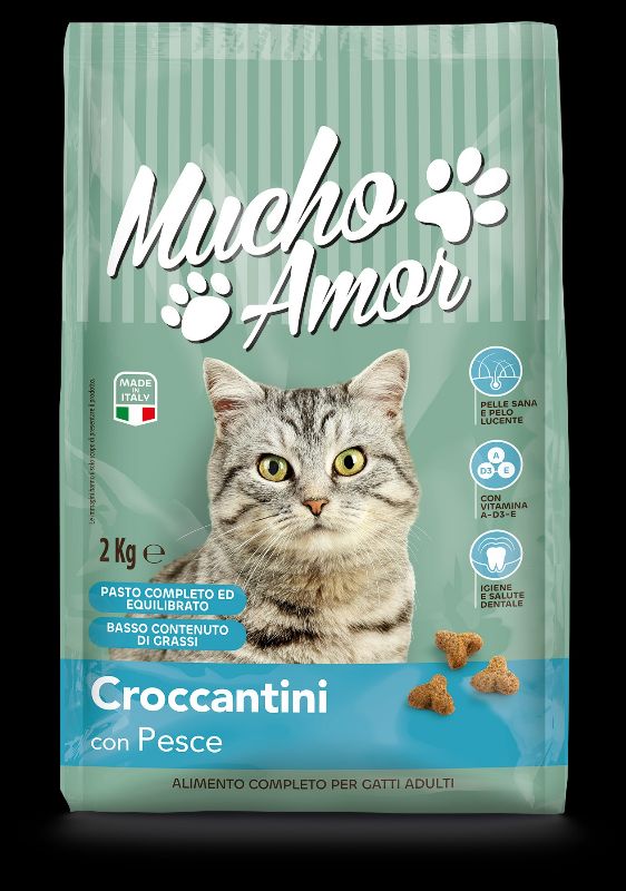 Muchoamor Gatto Crocch 2Kg Pesce