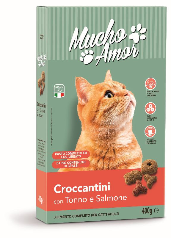 Muchoamor Gatto Crocch 400Gr Ton/Salm