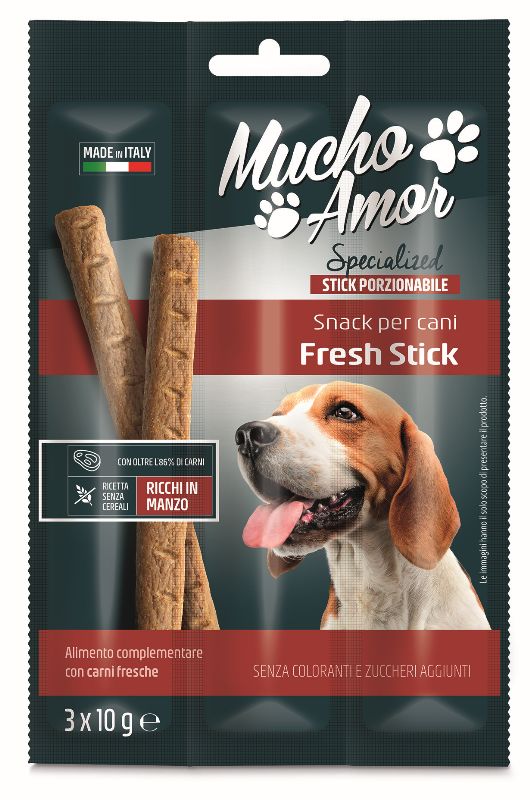 Muchoamor Cane Adulto Stick 30Gr Manzo
