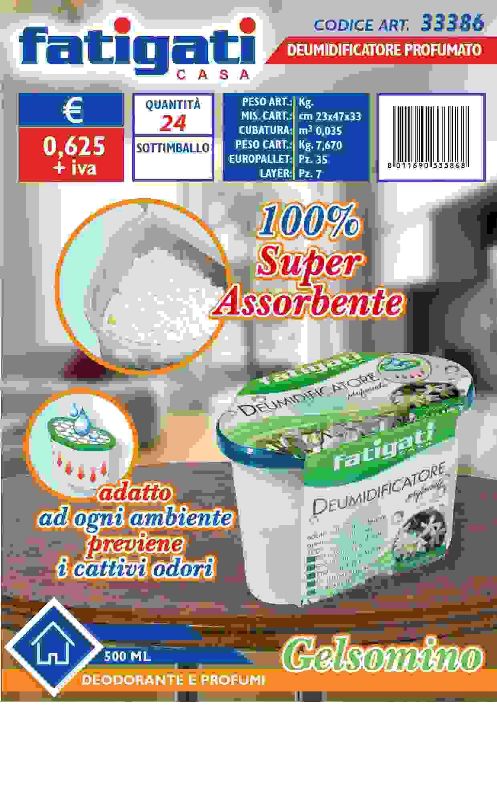 FATIGATI DEUMIDIFICATORE 500ML GELSOMINO