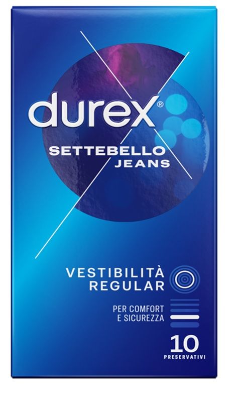 SETTEBELLO DUREX PROFUMATA JEANS 10PEZZI