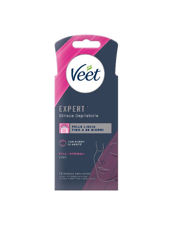 VEET EXPERT STRISCE VISO 12PEZZI