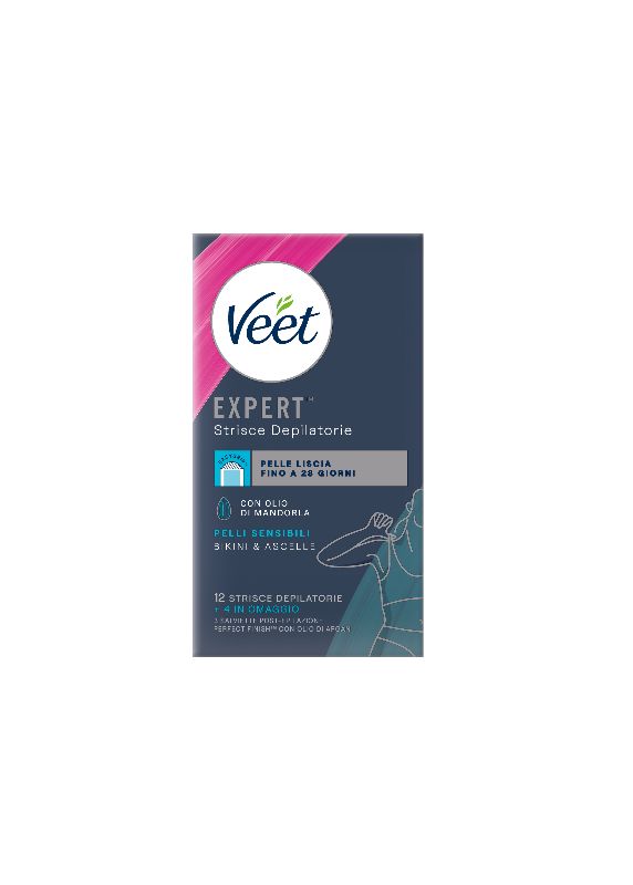 VEET EXPERT STRISCE ASCIAMPAGNA E BIKINI 16PEZZI