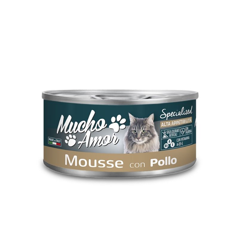 Muchoamor Gatto Mousse 85Gr Pollo