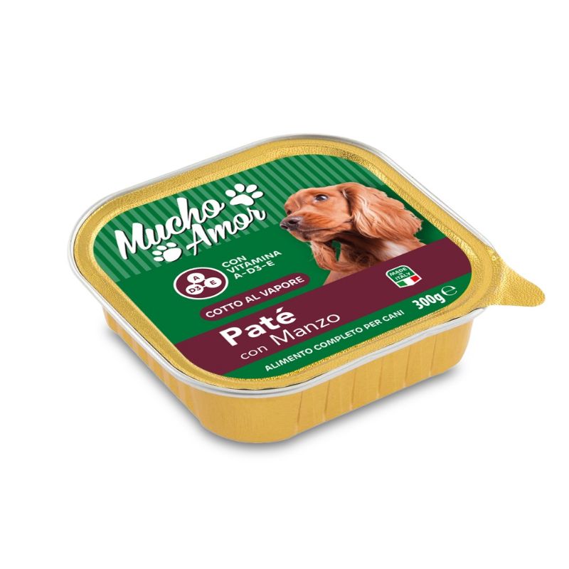 Muchoamor Cane Pate300Gr Manzo