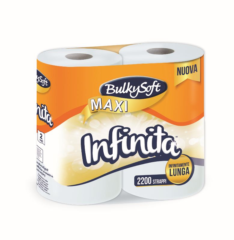 BULKY IGIENICA 4 ROTOLONI 2VELI INFINIT