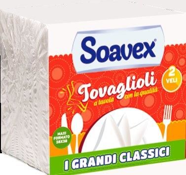 SOAVEX TOVAGLIOLI 38X38 50PEZZI I CLASSICI