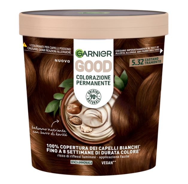 GARNIER - Good - Colorazione Permanente Senza Ammoniaca N.5.32 Castano Tramonto