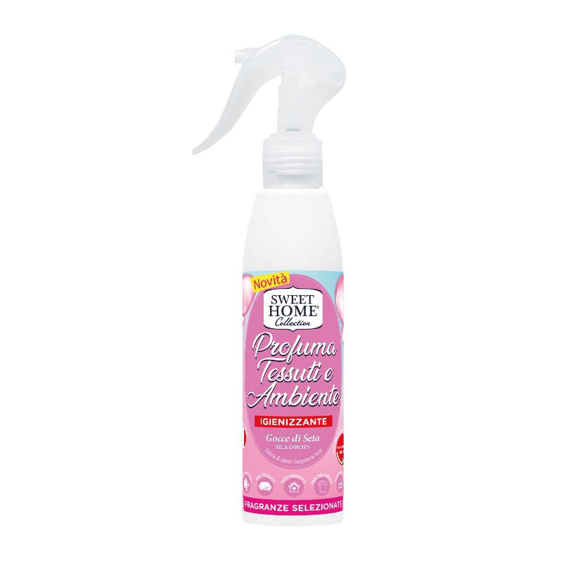SWEET HOME - Gocce Di Seta - Profumatore Spray Per Tessuti Ed Ambienti 250 Ml