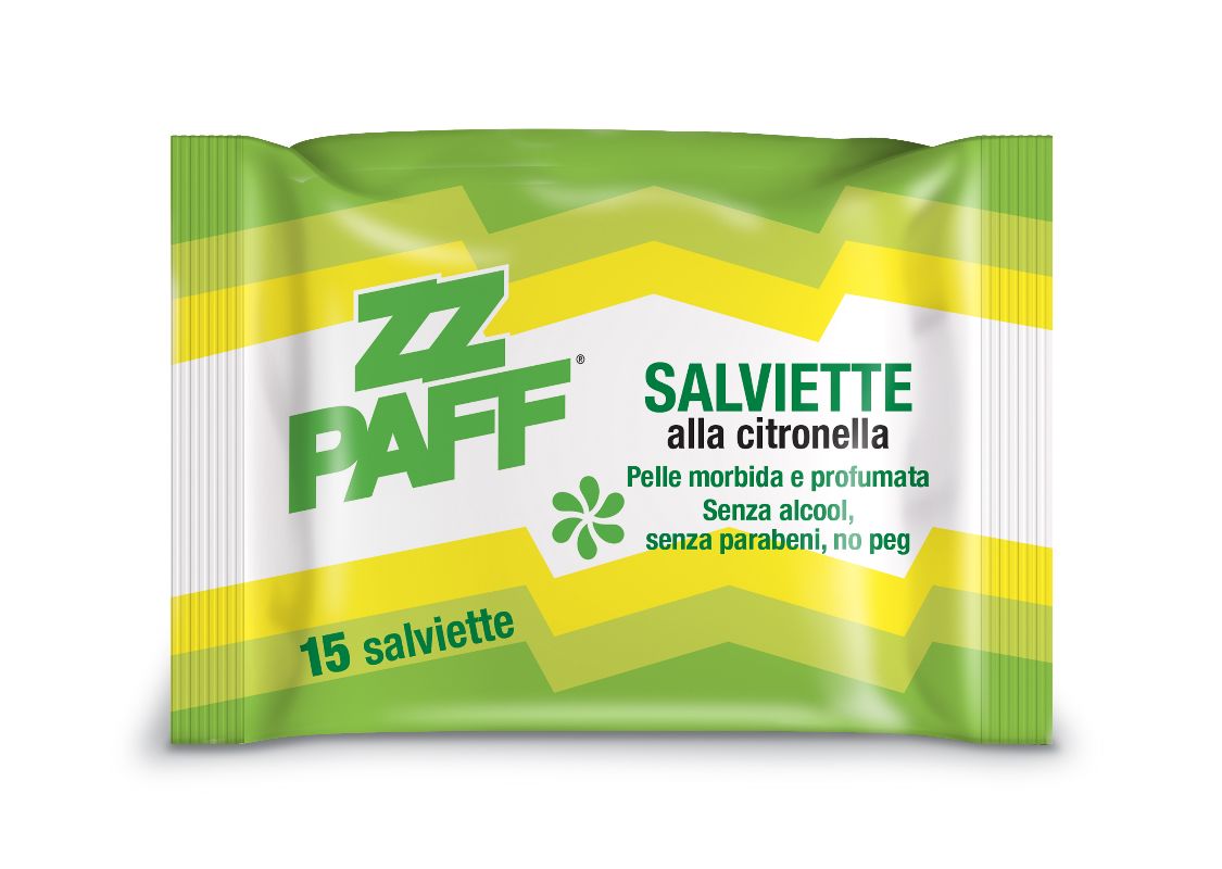 ZZ PAFF SALVIETTE X15 ANTIPUNTURA CITRONELLA
