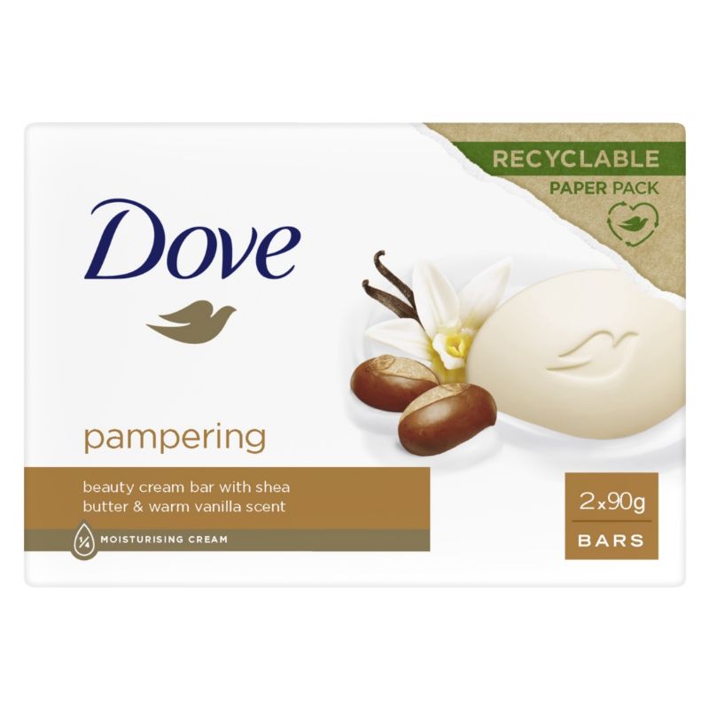 Pampering Soap Shea Butter & Vanilla Beauty Bar