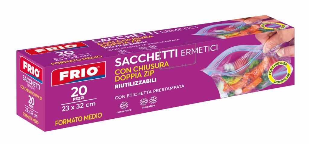 FRIO SACCHETTI GELO CHIUS ZIP 20PEZZI MEDI