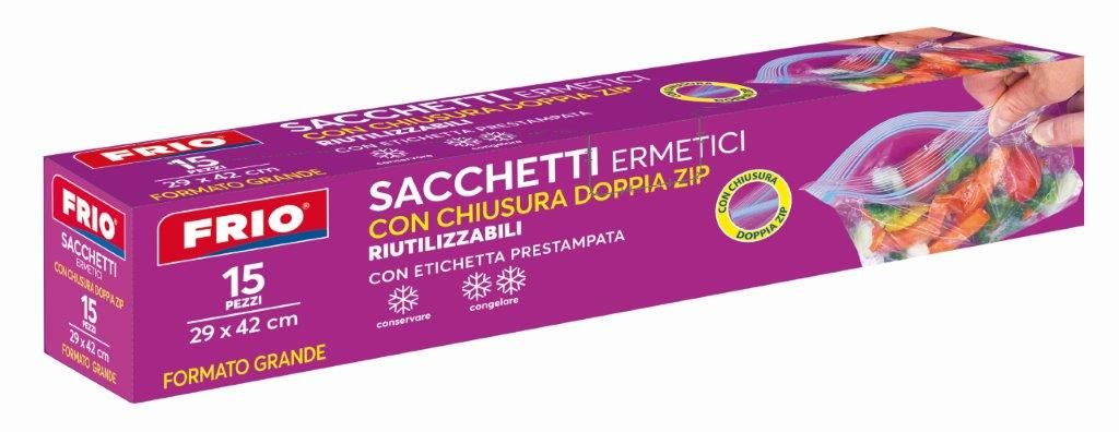 FRIO SACCHETTI GELO CHIUS ZIP 15PEZZI GRAN