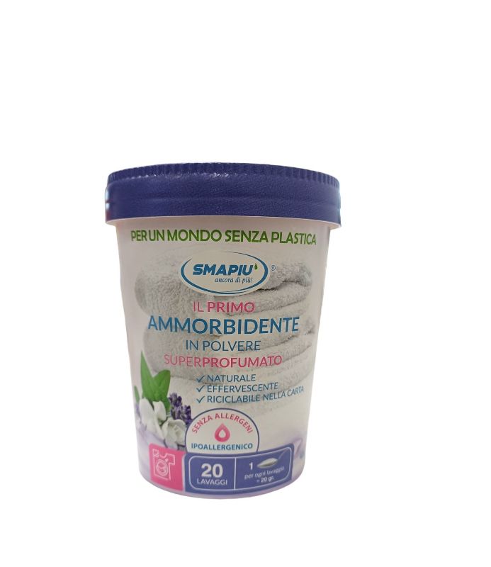 SMAPIU - Ammorbidente In Polvere Superprofumato Ipoallergenico 400 G