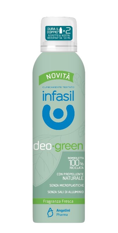 INFASIL - Deo Green fragranza fresca - deodorante spray 125 ml