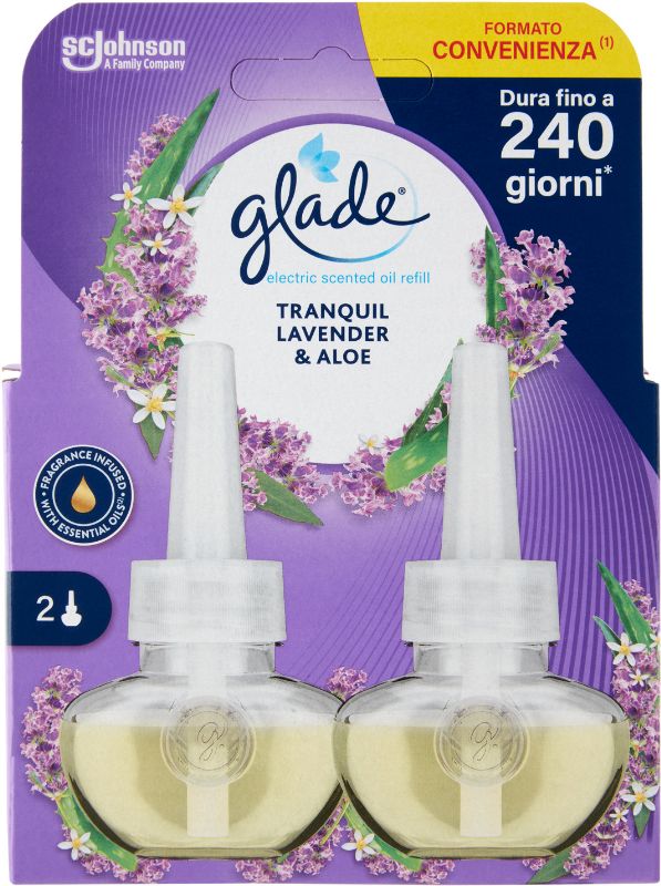 GLADE ESSENTIAL OIL ELET DOPPIA RICARICA LAV