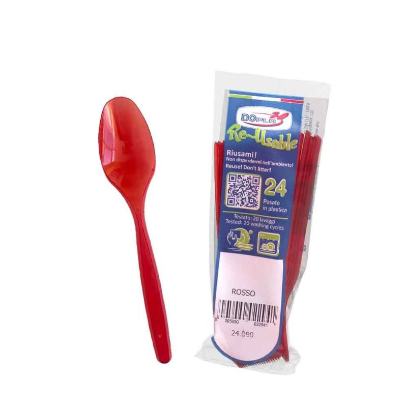 DOPLA CUCCHIAINI COMPACT 15PEZZI RIUT ROSSI