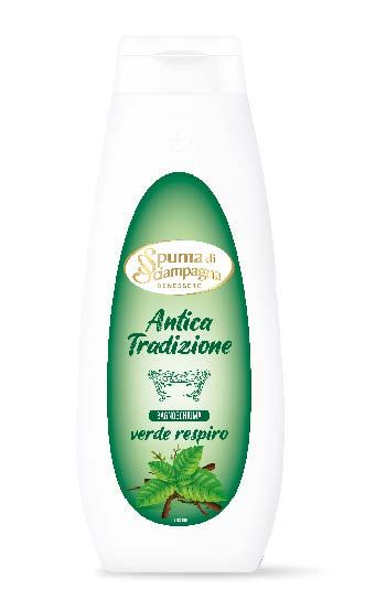 Spuma Di Sciampagna Antica Tradizione Bagno Schiuma Verde Respiro 450 Ml