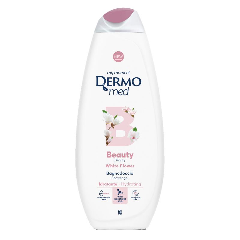 Dermomed - Beauty Fiori Bianchi - Bagnodoccia Idratante 650 Ml