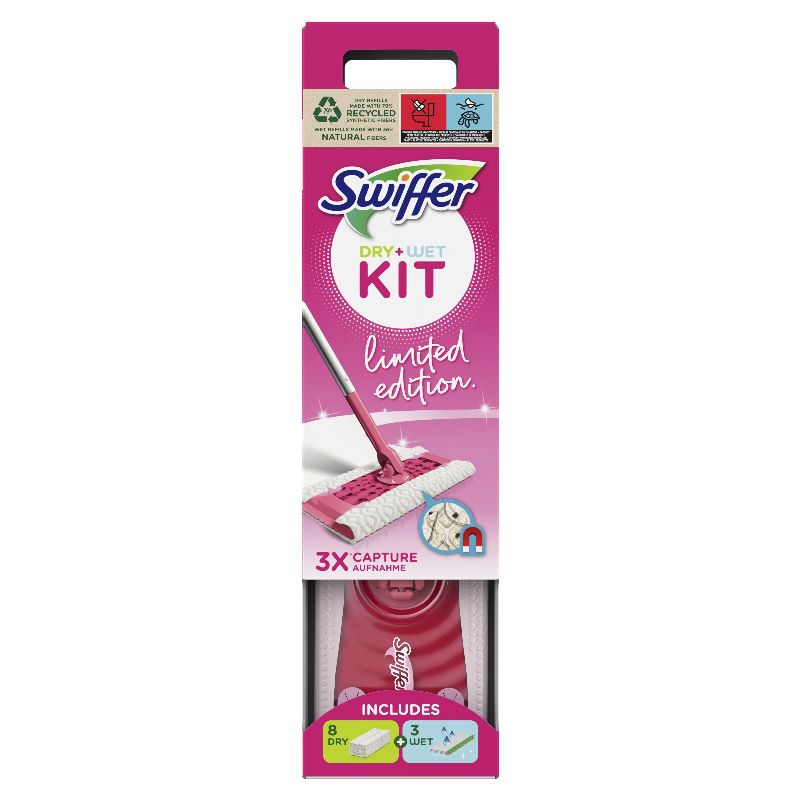 SWIFFER WET SIST COMPL +3 PANNI WET ROSA