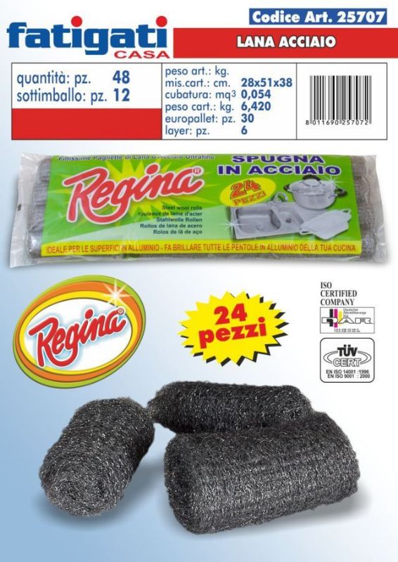 FATIGATI LANA ACCIAIO 24PEZZI
