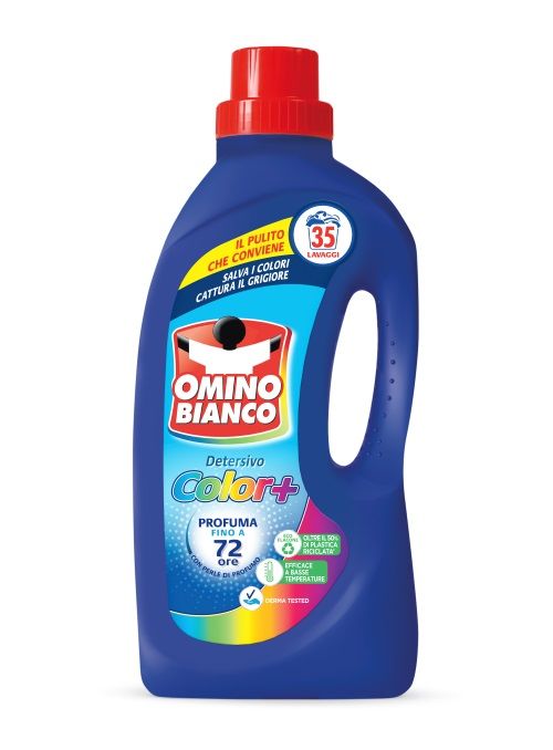 Omino Bianco - Color+ - Detersivo Liquido Per Lavatrice 1400 Ml