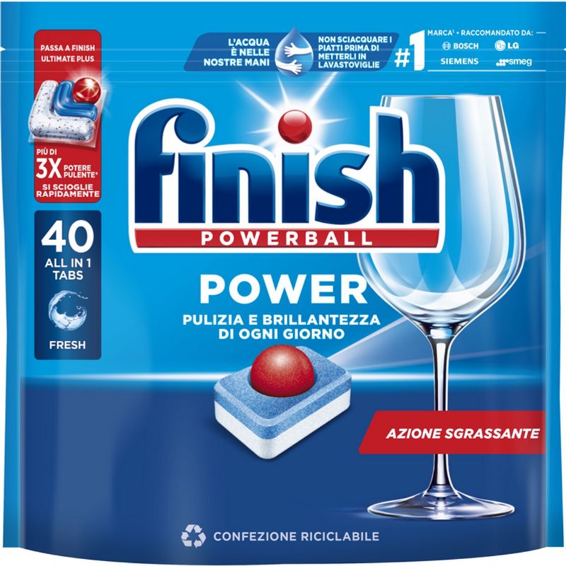 FINISH TABS TUTTO IN UNO 40PEZZI REGOLARE