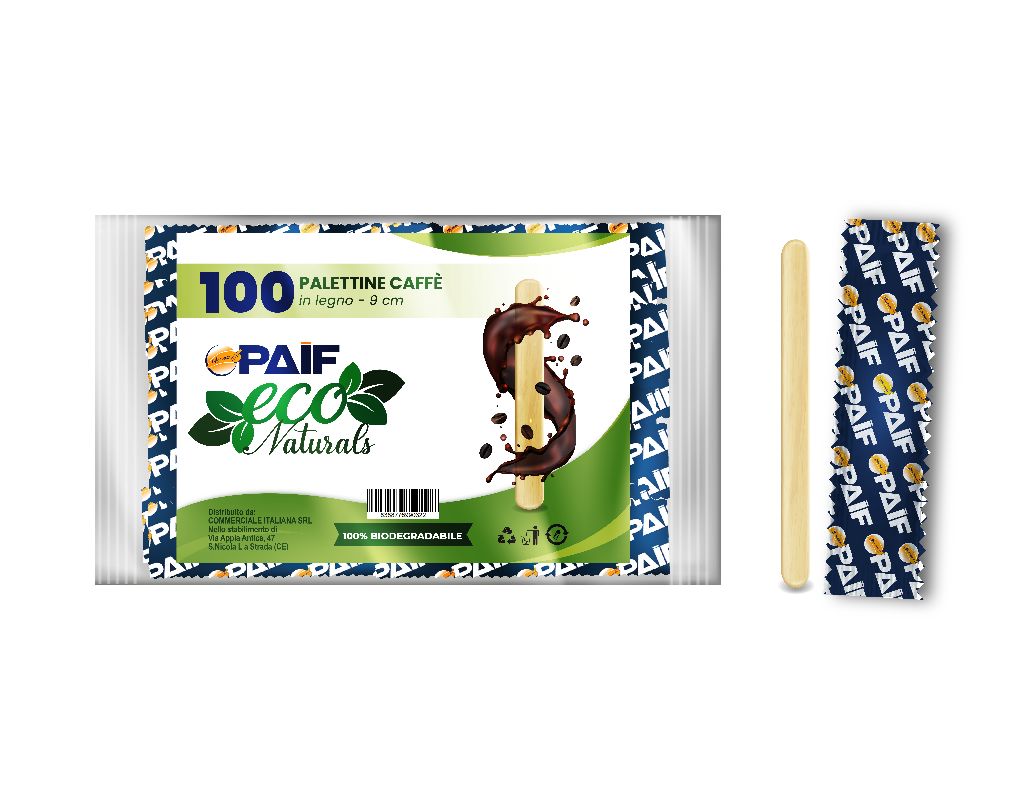 PAIF PALETTINE MONOUSO PER CAFFE
