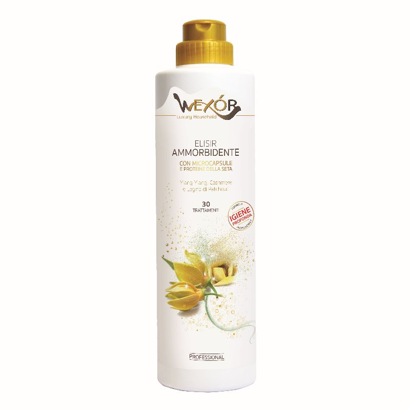 WEXOR - Ylang Ylang, Cashmere E Legno Di Patchouli - Elisir Ammorbidente 750 Ml