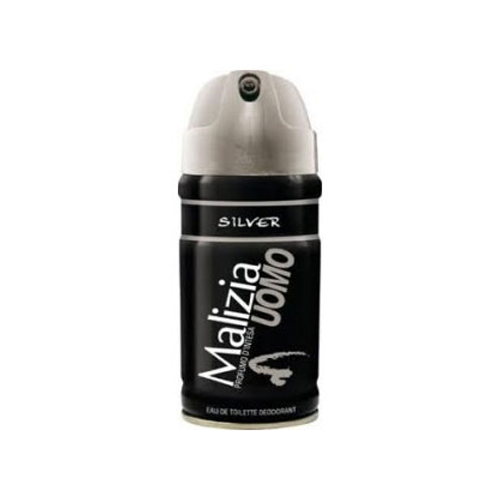 MALIZIA DEODORANTE UOMO 150ML SILVER