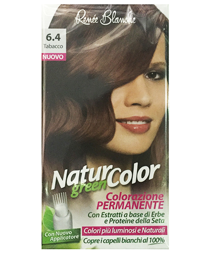 Renee Blanche - Natur Green Color - tintura per capelli N. 6.4 tabacco