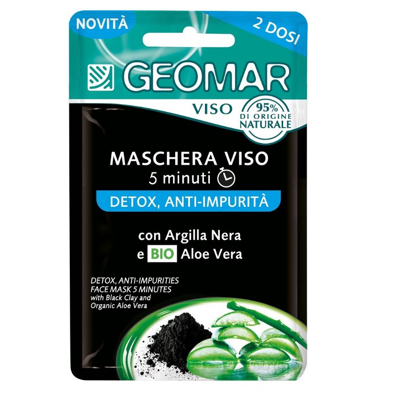 Geomar - Detox Anti-impurità - Maschera Viso 2 dosi