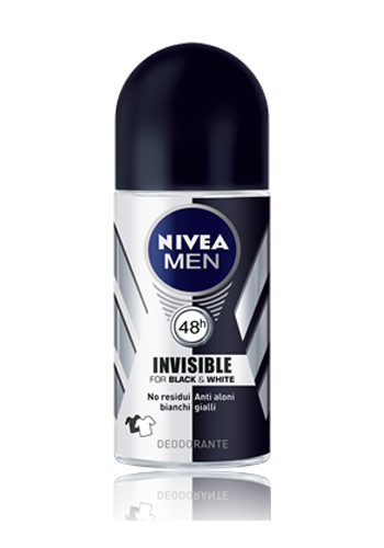 NIVEA - Men black & white invisible - deodorante roll-on 50 ml