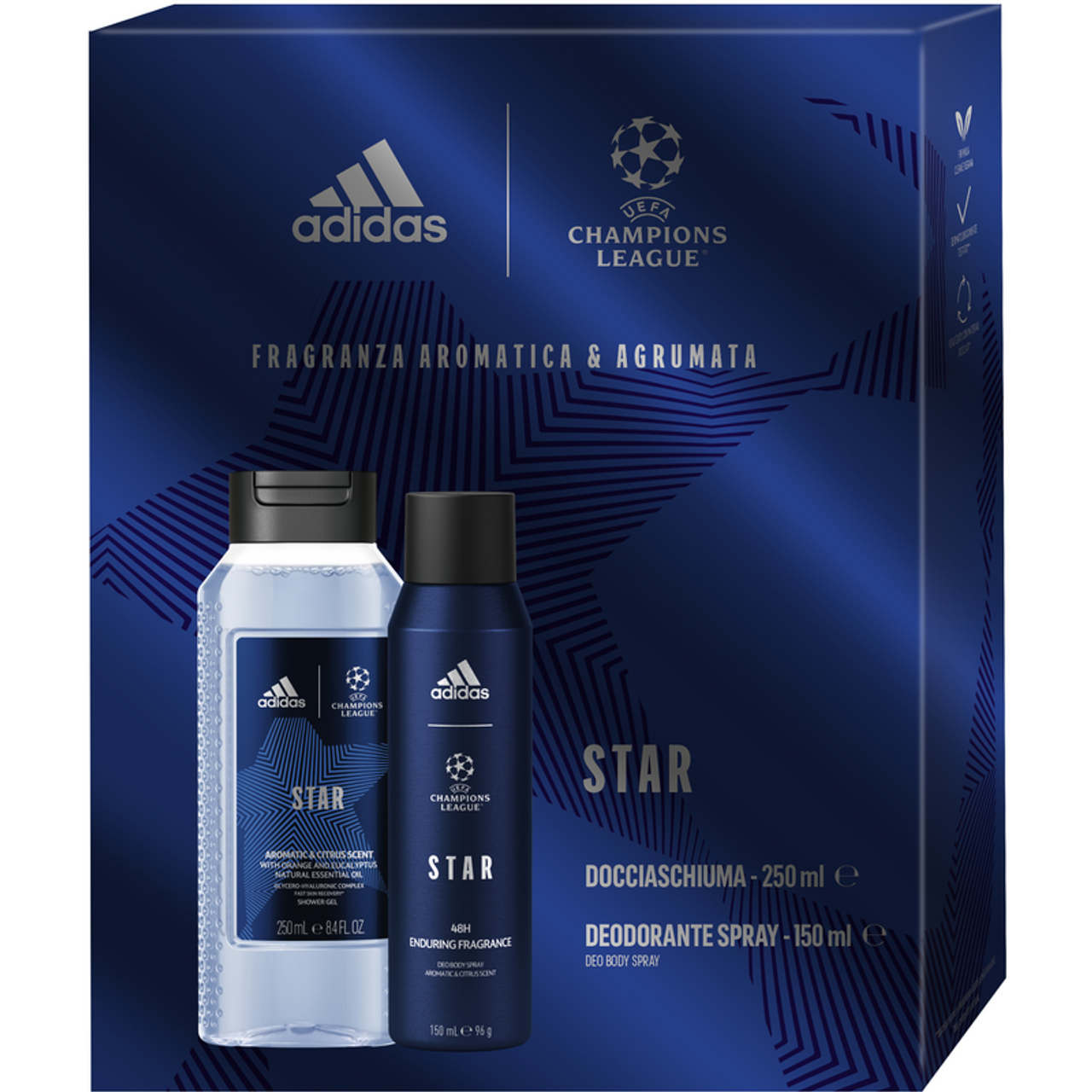 ADIDAS UEFA10 KIT U DEO150+SG250ML